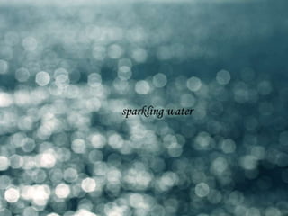 sparkling water 