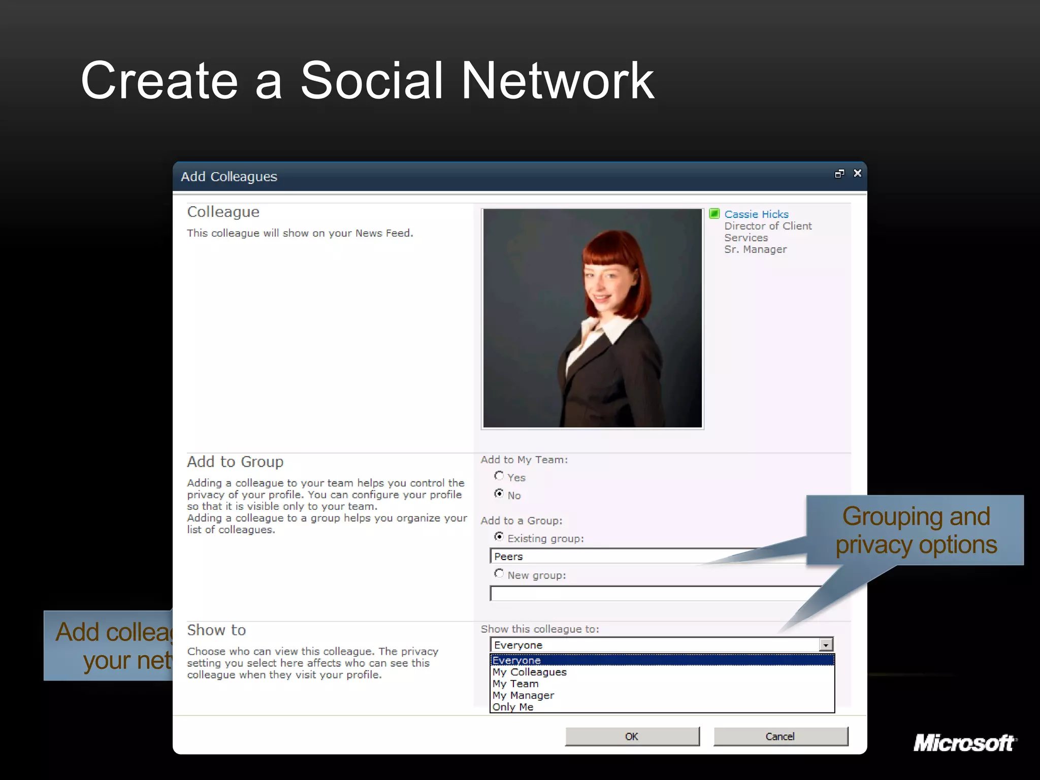 Create a Social Network
 