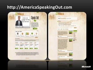 http://AmericaSpeakingOut.com
 