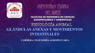 UNIVERSIDAD TÉCNICA 
DEL NORTE 
FACULTAD DE INGENIERÍA EN CIENCIAS 
AGROPECUARIAS Y AMBIENTALES 
CARRERA: INGENIERÍA AGROPECUARIA 
 