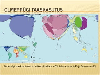 Olmeprügi taaskasutuselt on esikohal Holland 45%, Lõuna korea 44% ja Saksama 41% 