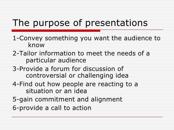 Presentation skills for beginners