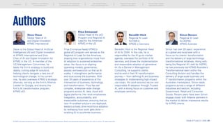 Authors
Benedikt Höck
Regional AI Lead
for EMEA
KPMG in Germany
Simon Benson
Regional AI Lead
for ASPAC
KPMG Australia
Steve is the Global Head of Artificial
Intelligence (AI) and Digital Innovation
at KPMG International and Vice
Chair of AI and Digital Innovation for
KPMG in the US. A member of the
US Management Committee, he
leads the firm’s strategy to build and
deploy cutting-edge AI solutions,
helping clients navigate a new era of
technological change. In his current
role, he also oversees KPMG’s strategic
alliances, serving as the firm’s Alliance
Leader for Google, and directs the
firm’s AI transformation program,
KPMG aIQ.
Priya Emmanuel leads KPMG’s
global aIQ program and serves as the
Regional AI Lead for the Americas,
shaping how organizations move from
AI adoption to sustained enterprise
value. Her focus is on aligning
operating models, governance,
people, and execution so that as AI
scales, it strengthens performance
and trust across the business. With
over 20 years of experience at the
intersection of business, technology,
and transformation, Priya has led
complex, enterprise‑wide change
programs across AI, data, cloud and
digital platforms. Her work emphasizes
integration, accountability, and
measurable outcomes, ensuring that as
new AI‑enabled solutions are deployed,
leaders actively drive workforce adoption
by reshaping how work gets done —
enabling AI to accelerate business.
Benedikt Höck is the Regional Head
of AI for EMA. In this role, he is
responsible for the AI go‑to‑market
agenda, oversees the portfolio of AI
services, and drives the implementation
and responsible adoption of generative
AI. As a Partner in Management
Consulting, he supports clients
end‑to‑end in their AI transformation
journey — from defining AI and business
strategies to implementing high‑impact
use cases. His work ensures secure and
responsible AI adoption through Trusted
AI, with a strong focus on customer and
employee centricity.
Simon has over 28 years’ experience
at a global and local level with a
focus on his clients’ transformation
and the delivery of large technology
transformational initiatives. Along with
being the Regional AI Lead for ASPAC,
he has previously led KPMG Australia’s
Transformational team within the
Consulting division and handles the
delivery of large-scale business and
IT transformation programs within the
Australian marketplace. Simon leads
programs across a range of different
industries and sectors, including
Government, Retail and Consumer
Goods. Recent years have seen Simon
engage closer with Alliance partners in
the market to deliver impressive results
for KPMG clients.
Steve Chase
Global Head of AI
and Digital Innovation
KPMG International
Priya Emmanuel
Global Head of the aIQ
Program and Regional AI
Lead for the Americas
KPMG in the US
Global AI Pulse Q1 2026 | 41
Introduction
Scaling AI is not translating
into enterprise value
The new divide: From deployment
to enterprise-wide orchestration
Why scaling AI breaks
without structural alignment
Scaling AI across regions:
Adapting to divergence
The next phase: Outpace
organizational readiness
© 2026 Copyright owned by one or more of the KPMG International entities. KPMG International entities provide no services to clients. All rights reserved.
 