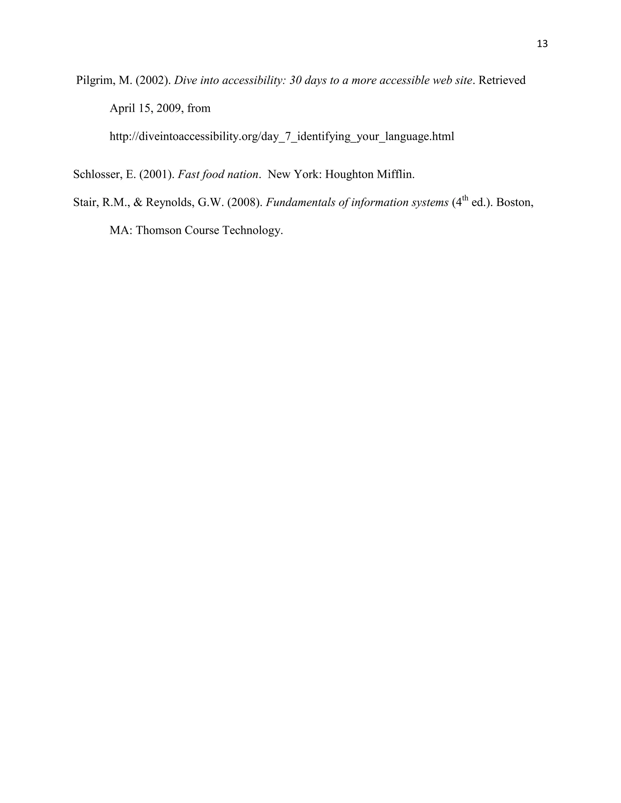 Global challenges in information systems Spring 2009, BIS 221 Mr ...