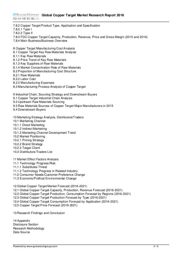 Target market analysis example pdf image