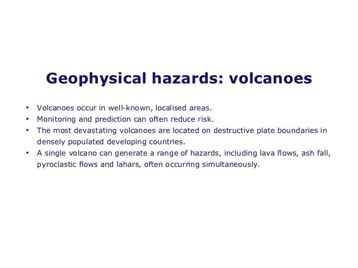 Global hazard patterns essay image