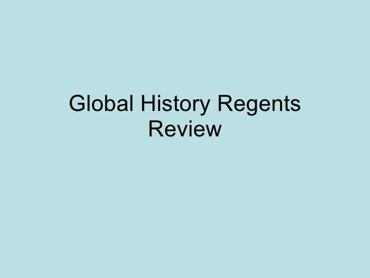 Global History Regents Review