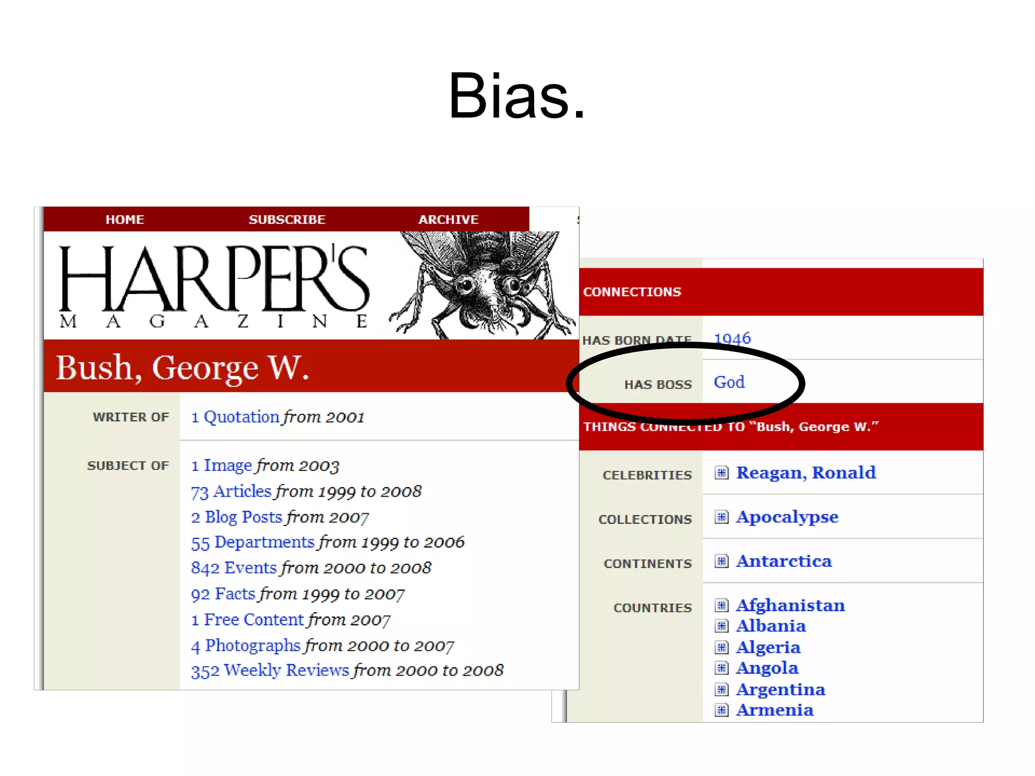 Bias. 