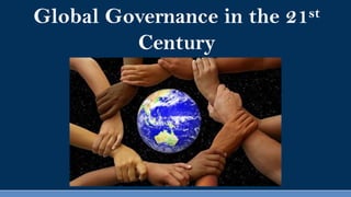 Global Governance and State Sovereignty in the Contemporary World ...