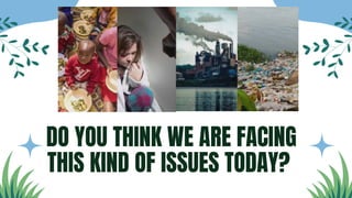 Issues in the world that affects the people.pdf