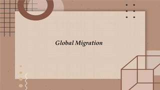Global Migration
 