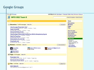 Google Groups 