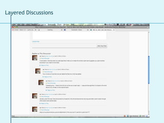 Layered Discussions  