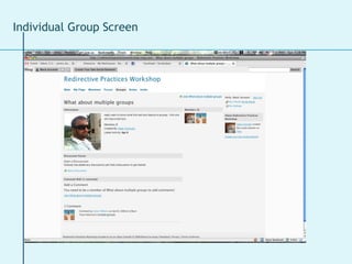 Individual Group Screen 