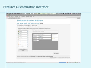 Features Customization Interface 