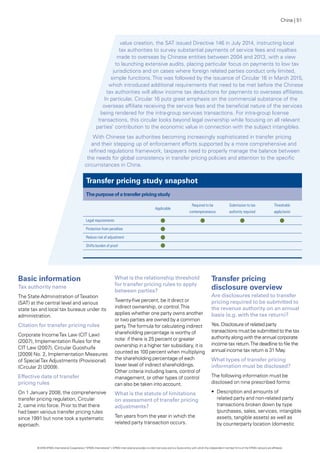 Global transfer pricing review by KPMG International | PDF