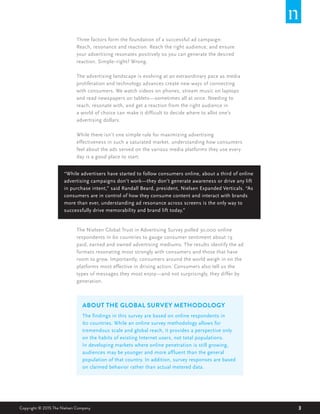 Global Trust in Advertising Report by Nielsen