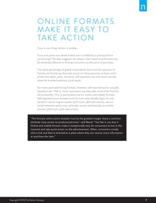 Global Trust in Advertising Report by Nielsen