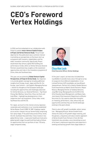 Global Venture Capital Perspectives: A Preqin & Vertex Study | PDF