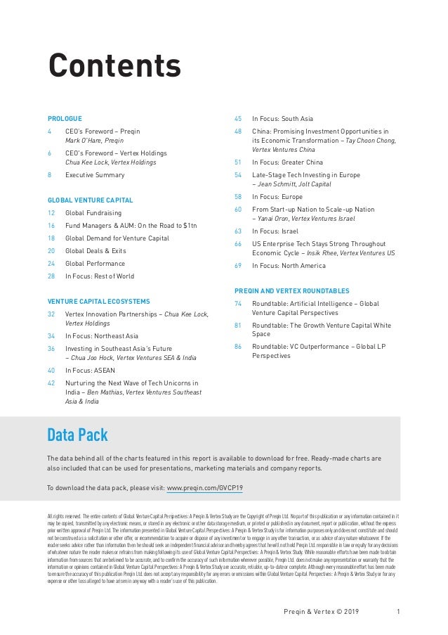Global Venture Capital Perspectives A Preqin Vertex Study