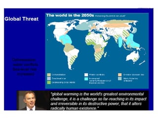Deforestation  water conflicts Sea-level rise  increased 