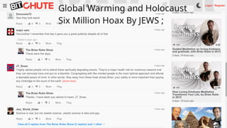 The Global Warming and Holocaust Hoax #flushyourmeds