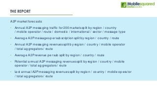 Global A2P SMS Messaging Forecasts by Country, 2017-2022