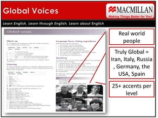 MACMILLANLesson 3AMaking Things Better for You!Learn English, Learn through English, Learn about EnglishSpeaking suitable for mixed abilitiesExam style reading comprehension questions