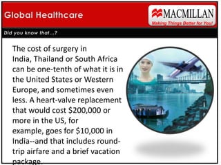 Educated workers in developing countries are able to compete on the global job market for high paying jobs. 