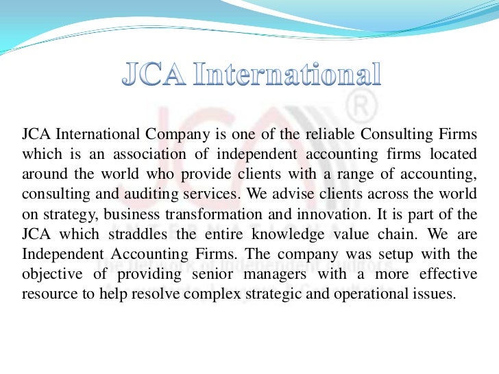 Global accounting firms