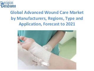 Global Advanced Wound Care Market
by Manufacturers, Regions, Type and
Application, Forecast to 2021
 