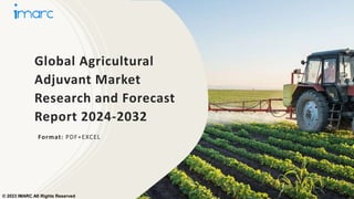 Global Agricultural
Adjuvant Market
Research and Forecast
Report 2024-2032
Format: PDF+EXCEL
© 2023 IMARC All Rights Reserved
 