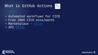GitHub Actions for MLOps | PPTX