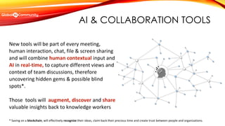 Future of Work and AI - Digital Disruption in the Workplace | PDF
