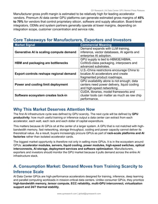 AI Data Center GPU Market Outlook: NVIDIA, AMD, Intel and Emerging ...