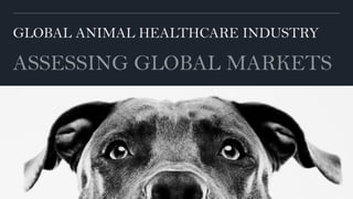 GLOBAL ANIMAL HEALTHCARE INDUSTRY
 