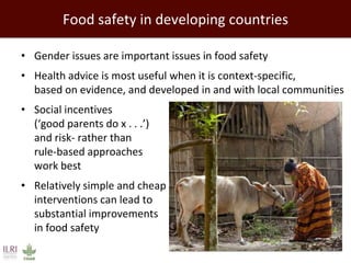 Global health and sustainable food security: Why the livestock sectors of developing countries matter