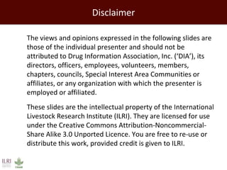 Global health and sustainable food security: Why the livestock sectors of developing countries matter