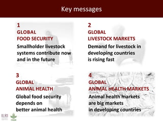 Global health and sustainable food security: Why the livestock sectors of developing countries matter