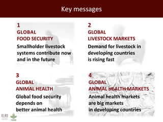 Global health and sustainable food security: Why the livestock sectors of developing countries matter