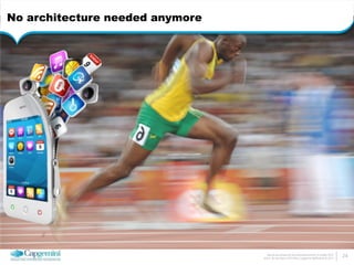 How do we architect for the connected economy 6 October 2014 
Arthur van den Boom | CTO Office | Capgemini Netherlands © 2014 
No architecture needed anymore 
24 
 