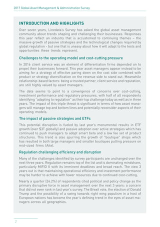 2017 Linedata Global Asset Management Survey | PDF