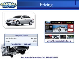 Global Auto Mall Hyundai Genesis