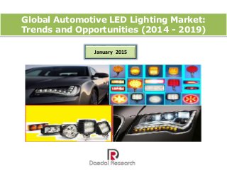 Global Automotive LED Lighting Market:
Trends and Opportunities (2014 - 2019)
January 2015
 