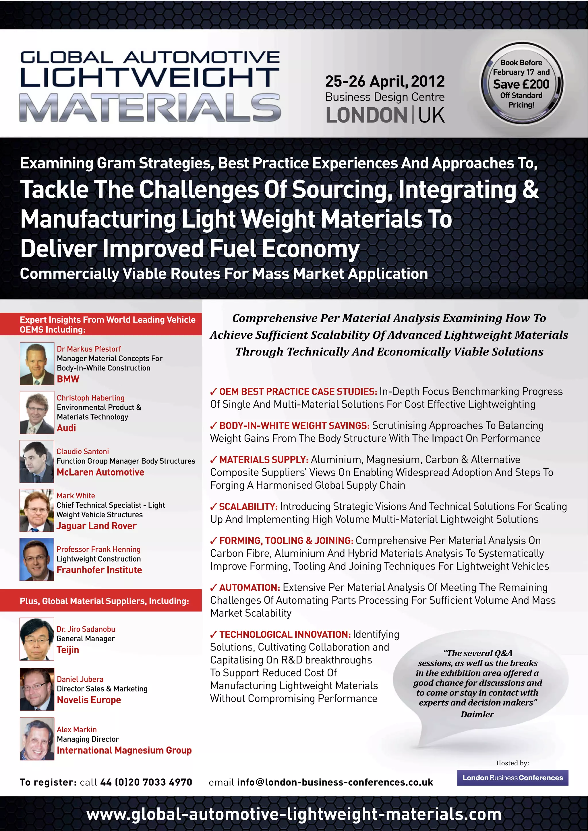 Global Automotive Lightweight Materials Brochure PDF