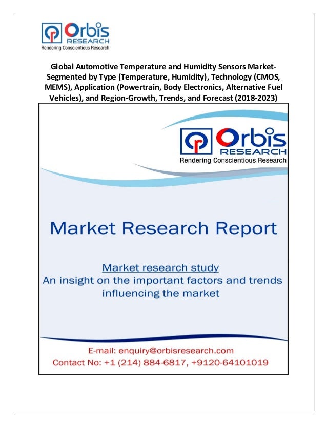 Global Automotive Temperature And Humidity Sensors Market Segmented B