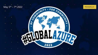 #GlobalAzure
May 5th – 7th,2022
 
