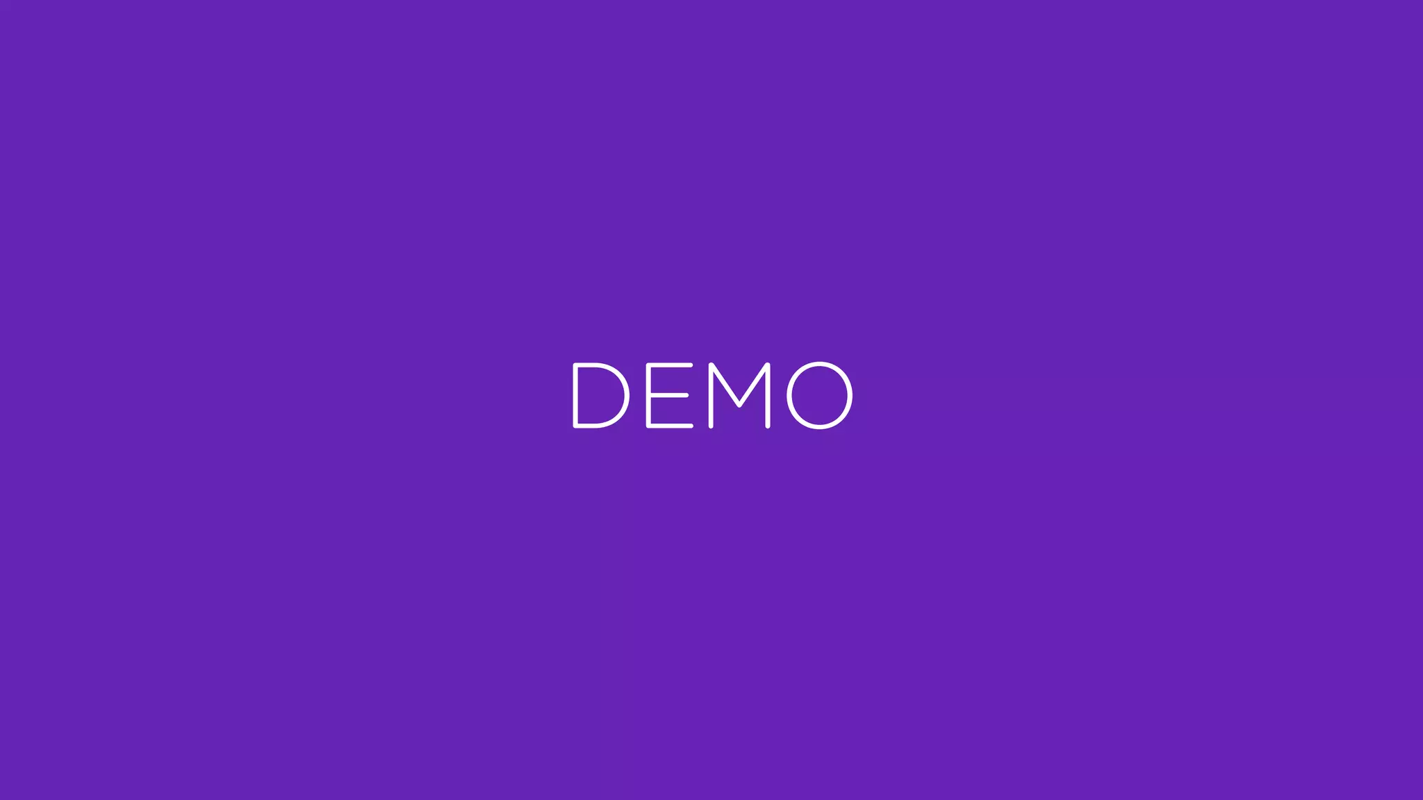 DEMO
 