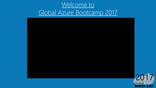 Welcome to
Global Azure Bootcamp 2017
 
