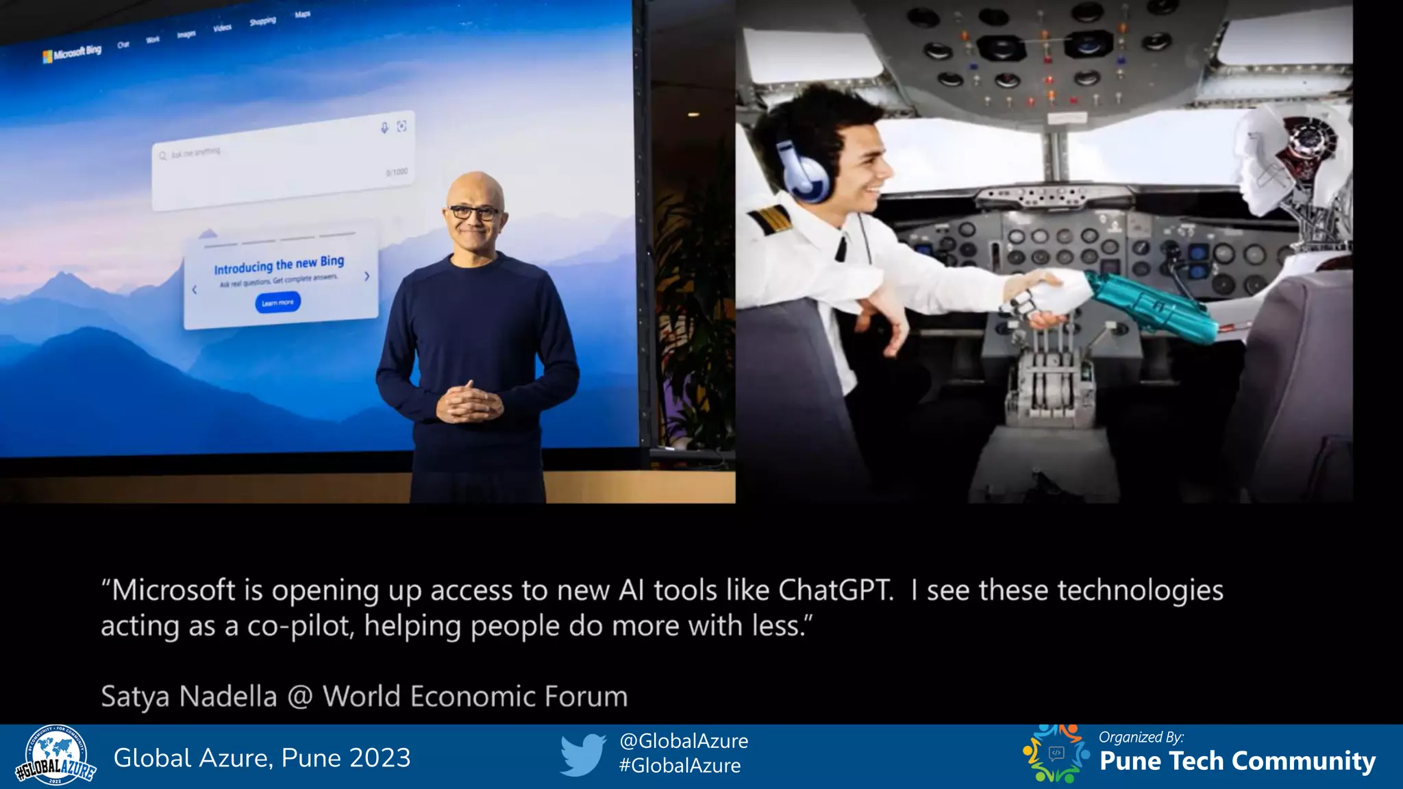 Organized By:
@GlobalAzure
#GlobalAzure Pune Tech Community
Global Azure, Pune 2023
 